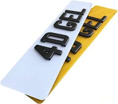 4d Gel number plates